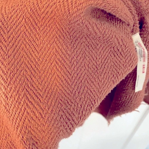 NWT Free People Beach Best Coast Cotton Raw Edge Pullover Tunic Sweater - Picture 8 of 8